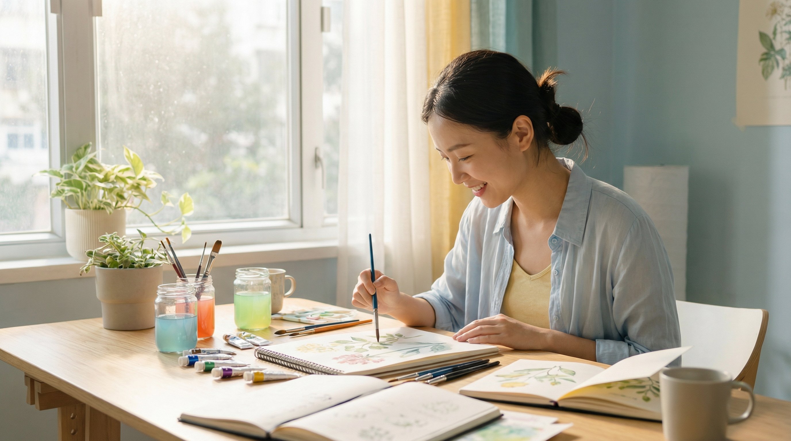 青柠视频传媒 - 水彩绘画教程